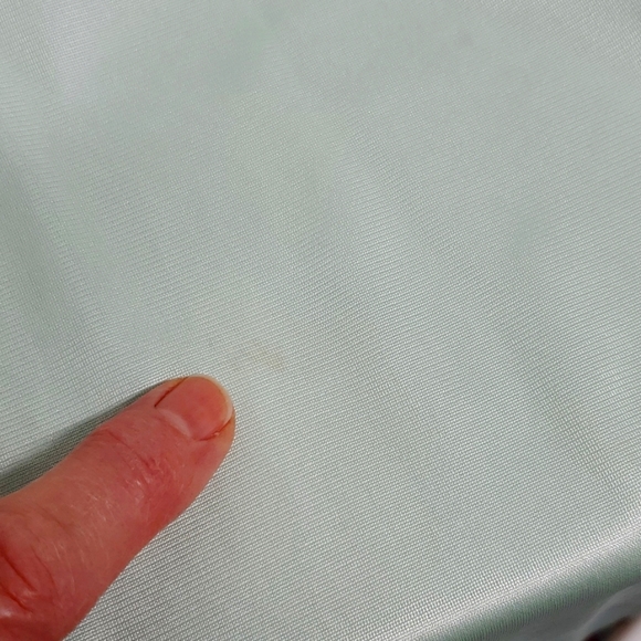 Vanity Fair Deadstock Night Robe LACY VTG Elegant Tie Front Pocket Pastel Green - Picture 15 of 15